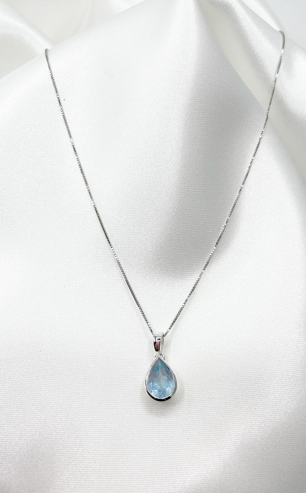 Collana Acquamarina Argento 925