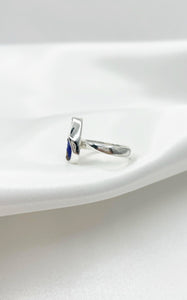 Anello Azzurrite e Argento 925