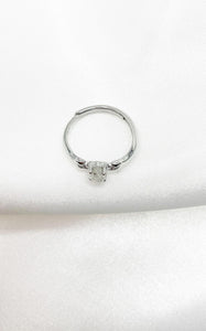 Anello Labradorite Goccia Argento 925