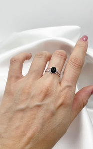 Anello Ossidiana Argento 925