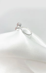 Anello Quarzo Rosa Gemini e Argento 925