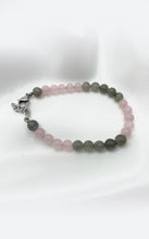 Carica l&#39;immagine nel visualizzatore di Gallery, Bracciale Horizon -  Labradorite e Quarzo Rosa

