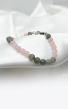 Carica l&#39;immagine nel visualizzatore di Gallery, Bracciale Horizon -  Labradorite e Quarzo Rosa

