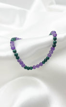 Carica l&#39;immagine nel visualizzatore di Gallery, Braccialetto Malachite e Ametista
