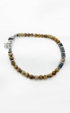 Carica l&#39;immagine nel visualizzatore di Gallery, Bracciale Pietra Paesina ed Ematite
