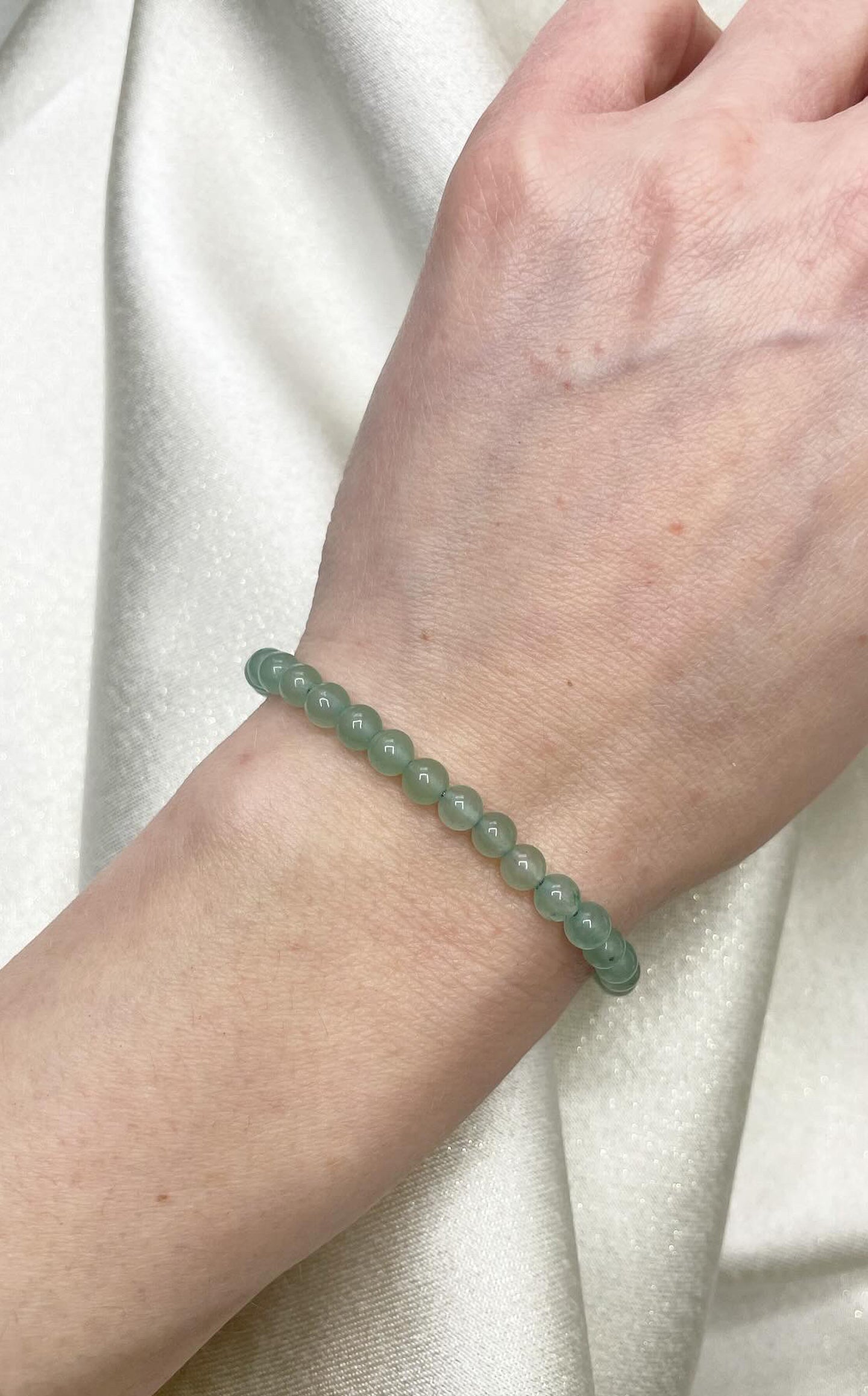 Bracciale Abundance - Perlina in pirite citrino, giada verde, avventurina da 8 mm, distanziatori in rame - Italia Bracciale Abundance - Perlina in pirite citrino, giada verde, avventurina da 8 mm, distanziatori in rame - Italia