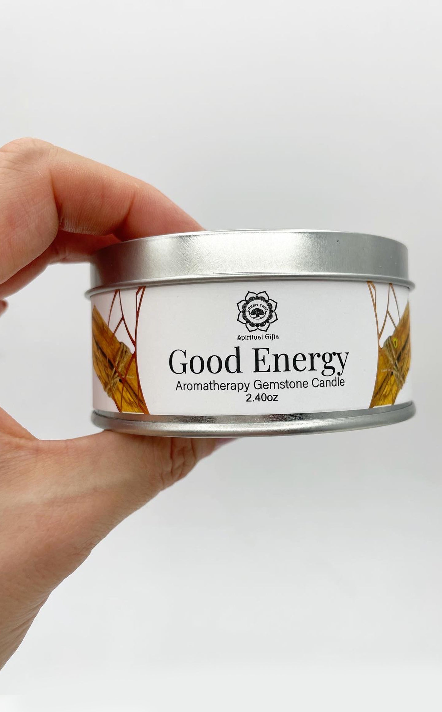 Crystal Candle Piccola - ENERGIA POSITIVA