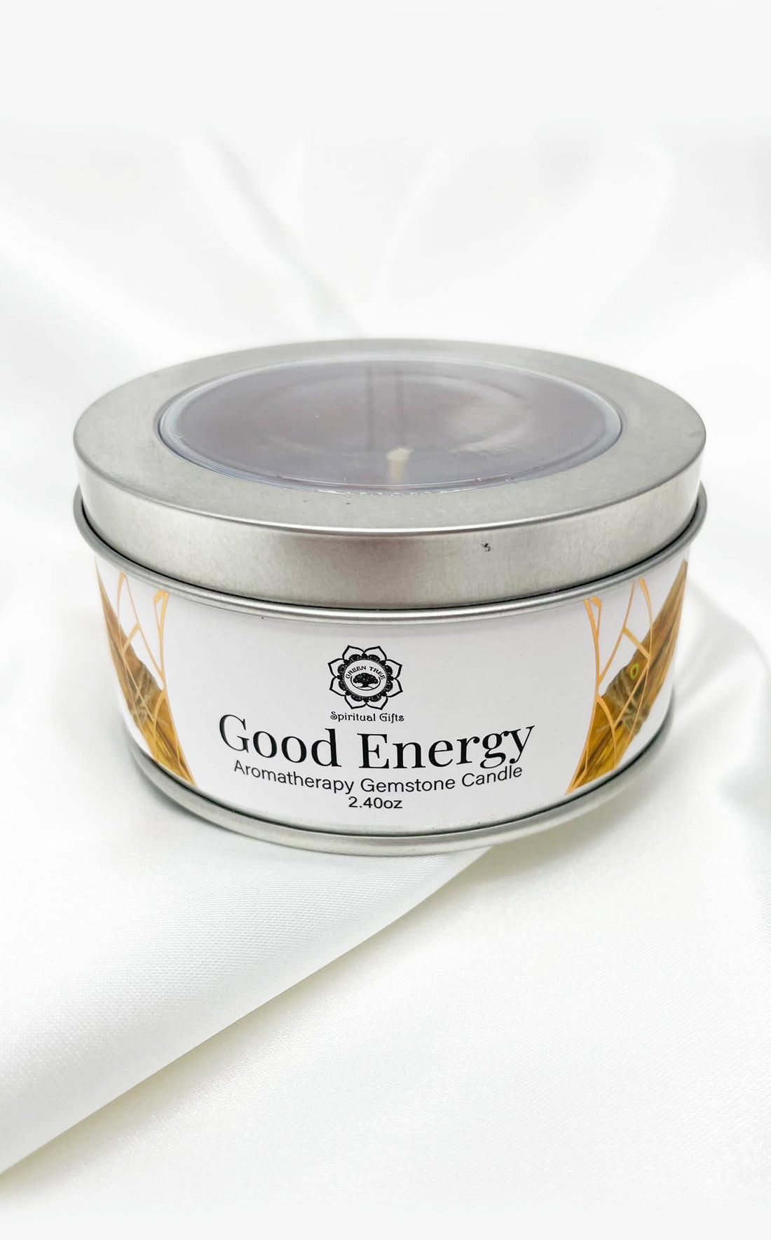 Crystal Candle Piccola - ENERGIA POSITIVA