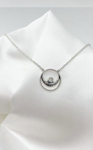 Collana Labradorite Bianca Luna  - Argento 925