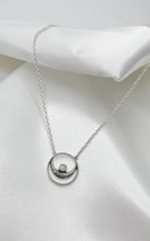 Carica l&#39;immagine nel visualizzatore di Gallery, Collana Labradorite Bianca Luna  - Argento 925
