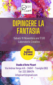 Laboratorio Creativo " DIPINGERE LA FANTASIA": 18 Novembre