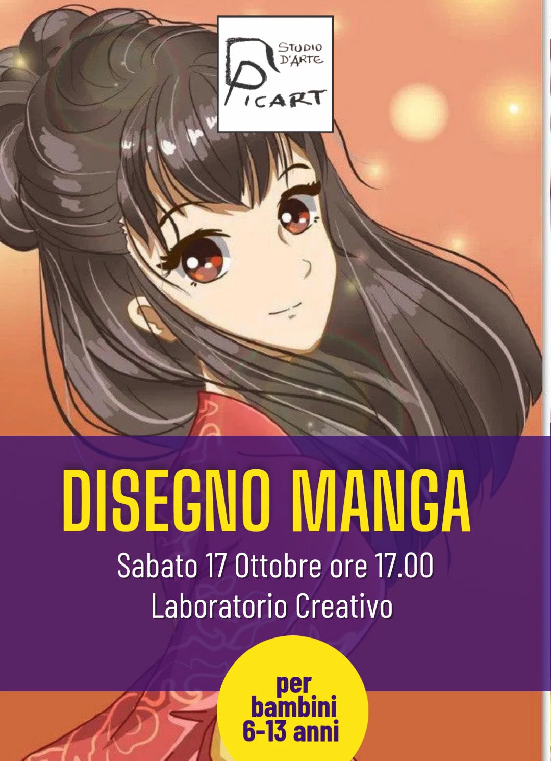 Laboratorio Creativo "DISEGNO MANGA"  17 Ottobre 2026