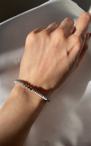 Braccialetto Ematite Rondelle Chiaro