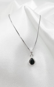 Collana Labradorite Goccia Argento 925