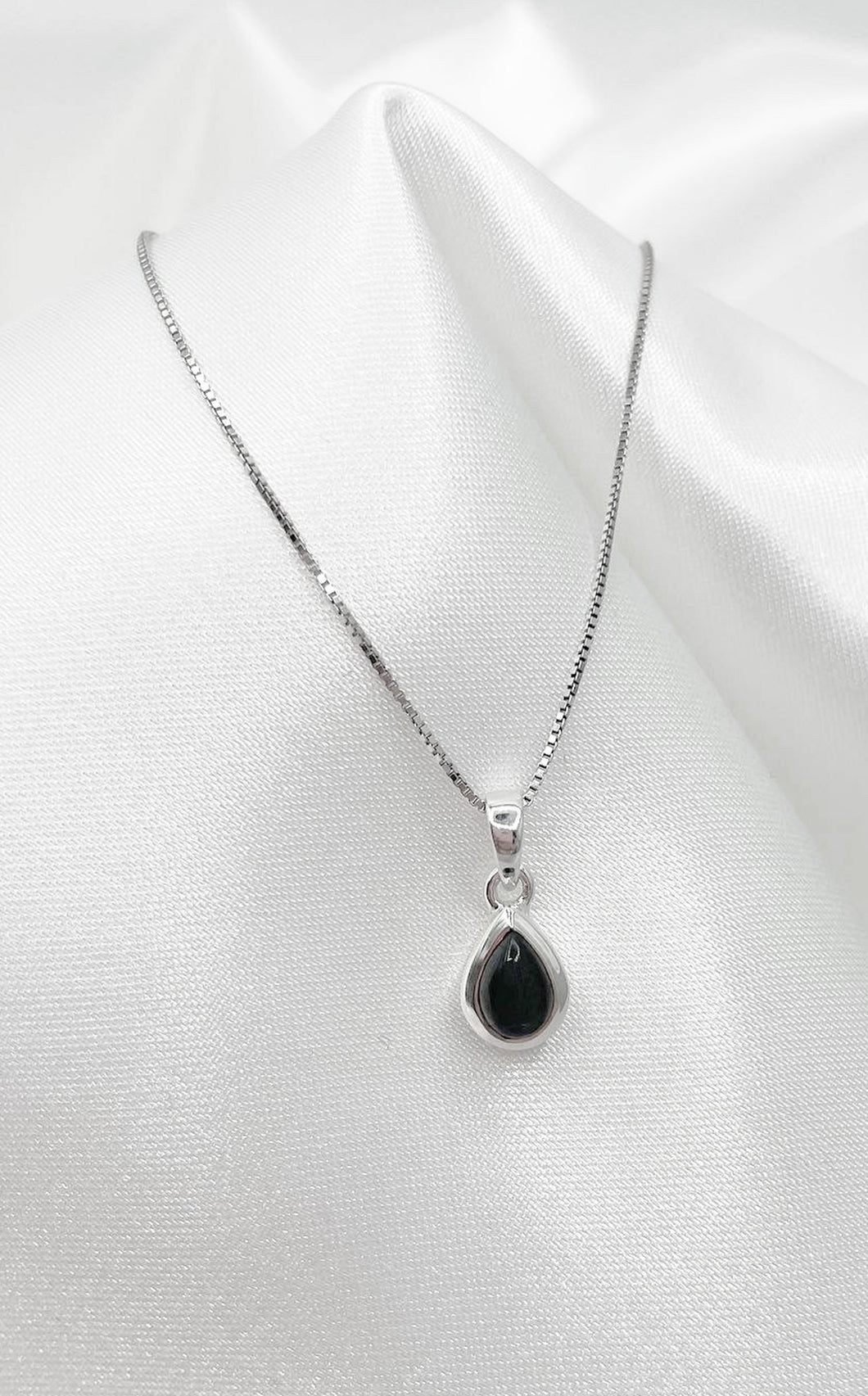 Collana Labradorite Goccia Argento 925