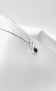 Collana Labradorite Goccia Argento 925