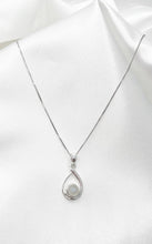 Carica l&#39;immagine nel visualizzatore di Gallery, Collana Labradorite Bianca Argento 925
