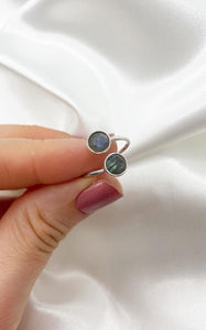 Anello Labradorite e Argento 925
