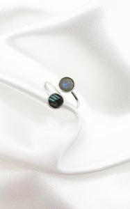 Anello Labradorite e Argento 925