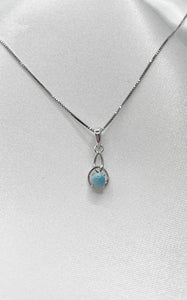 Collana Larimar Argento 925