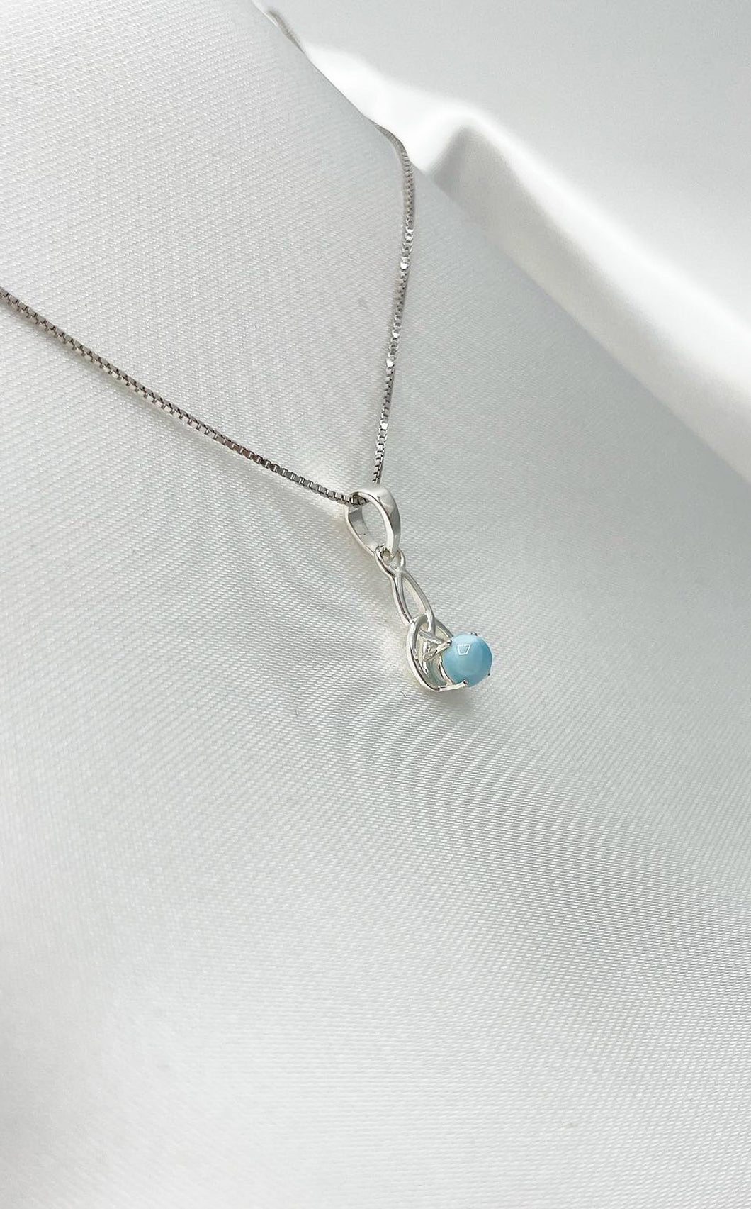 Collana Larimar Argento 925