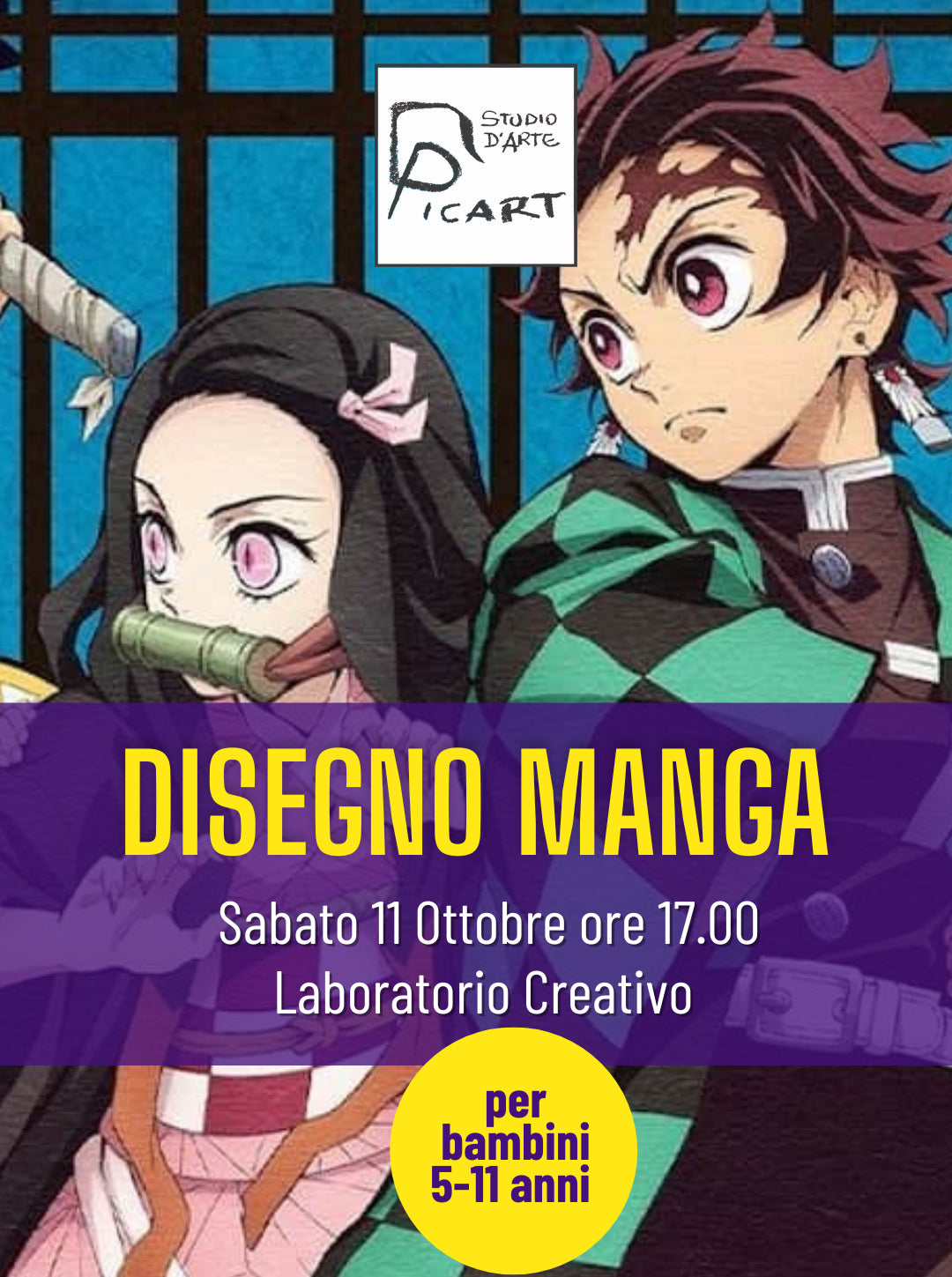 Laboratorio Creativo &quot;DISEGNO MANGA&quot;  11 Ottobre 2025