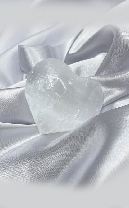 Cuore Selenite grande