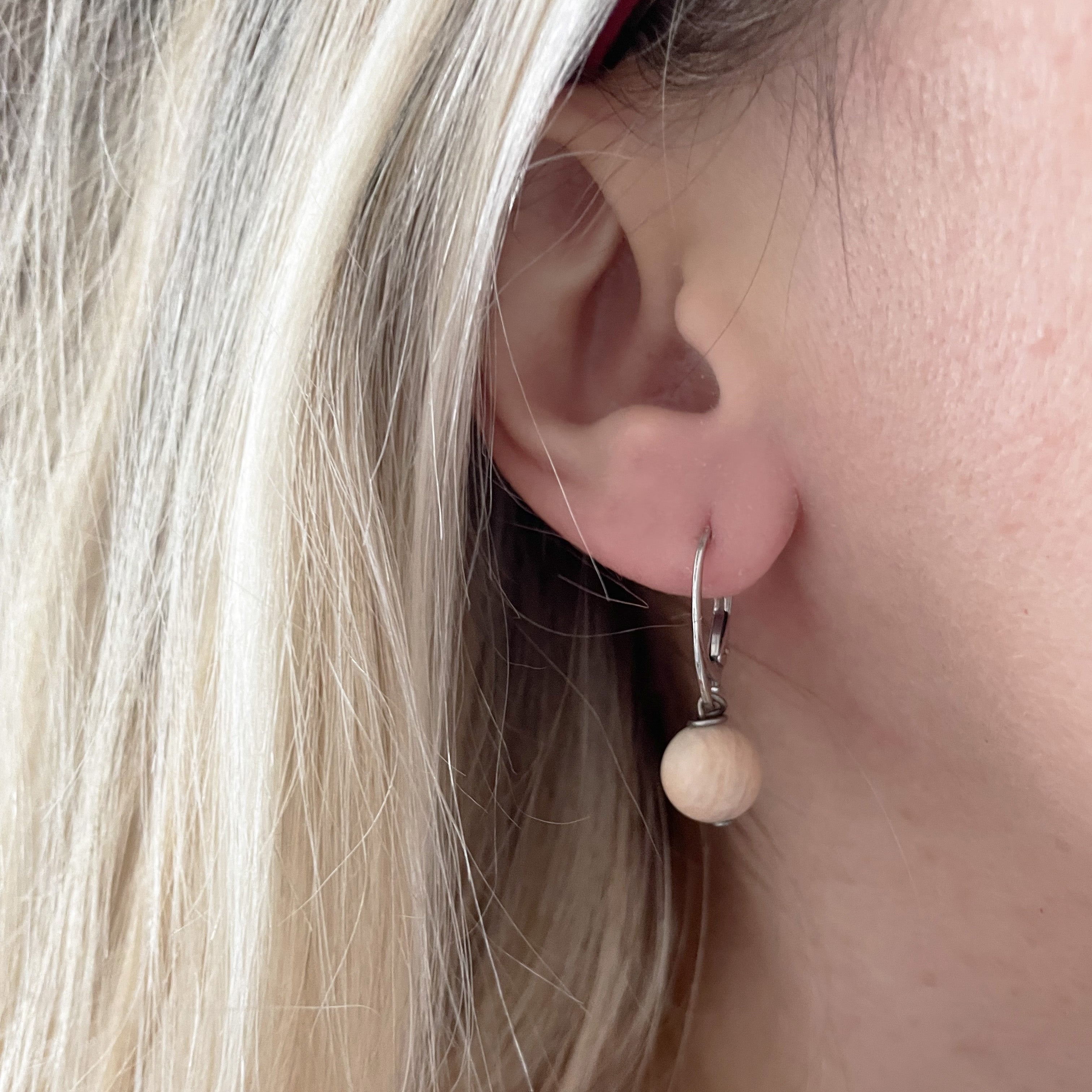 DMNQ Orecchini In Argento Con Pietra Di Luna A Goccia E Zirconi – Leggeri, Eleganti, Regalo Per Donne