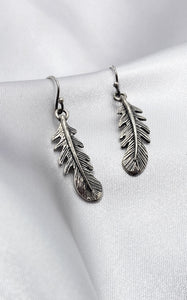Orecchini Piuma Argento 925