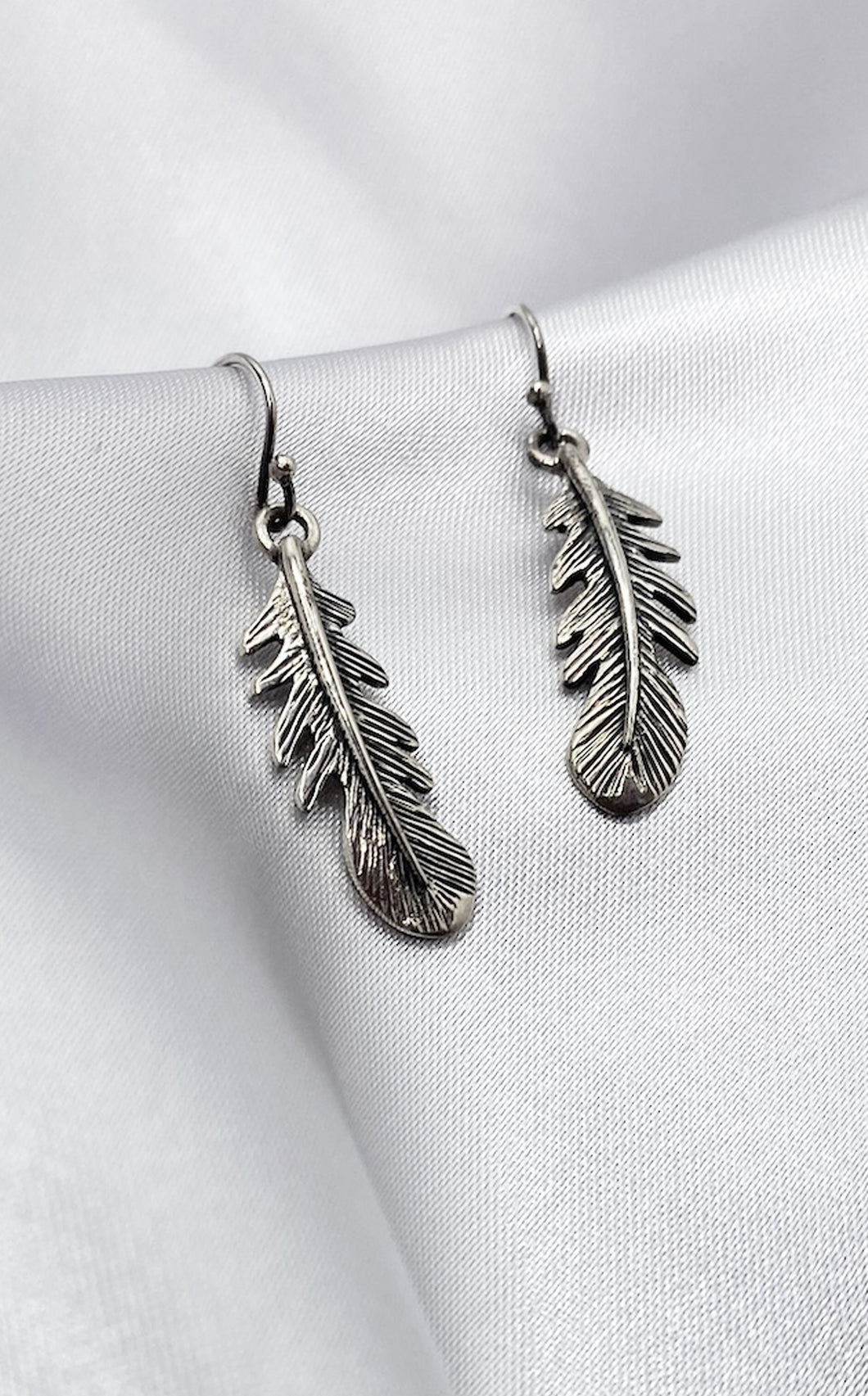 Orecchini Piuma Argento 925