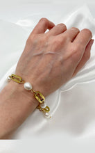Carica l&#39;immagine nel visualizzatore di Gallery, Bracciale Acciaio Inossidabile e Perle Gold
