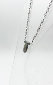 Collana Prosperity - Pirite e Acciaio Inossidabile