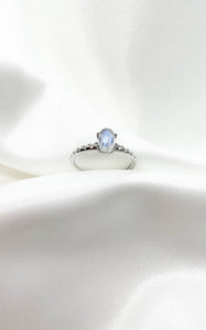 Anello Labradorite Ovale Argento 925