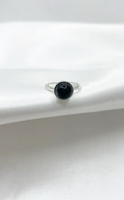 Carica l&#39;immagine nel visualizzatore di Gallery, Anello Ossidiana Sfera

