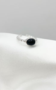 Anello Tormalina e Argento 925