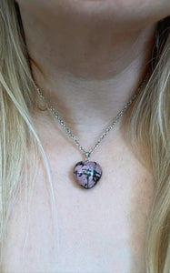 Collana Cuore Rodonite