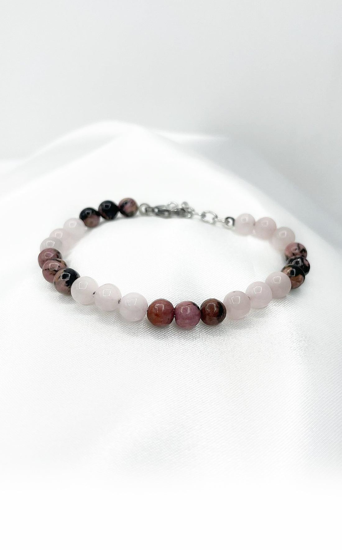 Bracciale Magic Love - Quarzo Rosa e Rodonite