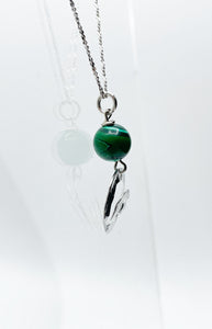 Crystal Capsule MALACHITE e AMETISTA
