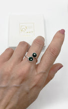 Carica l&#39;immagine nel visualizzatore di Gallery, Anello Smeraldo Gemini e Argento 925
