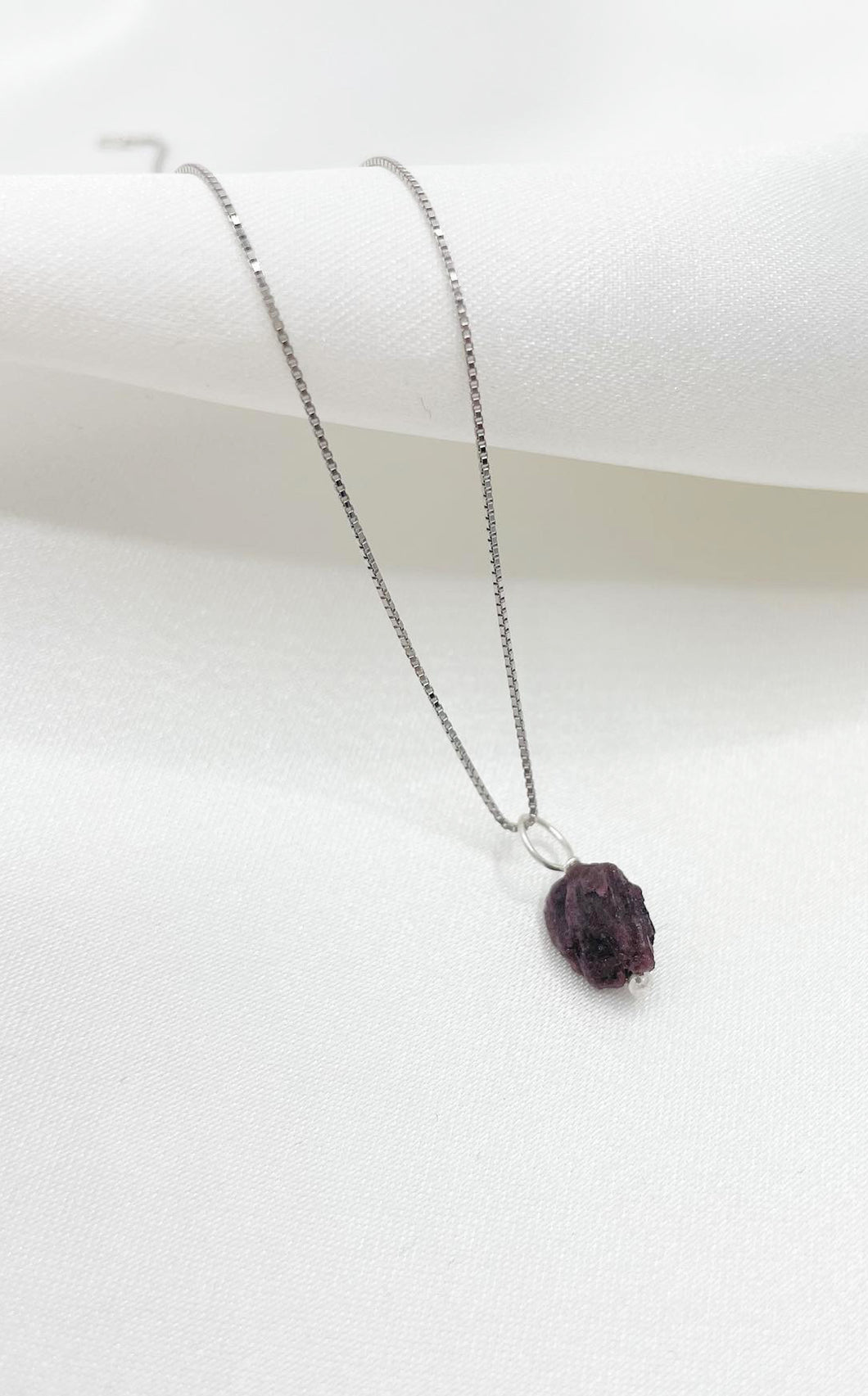 Collana Tormalina Policroma Grezza