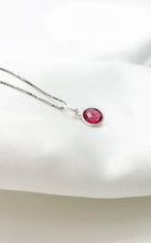 Carica l&#39;immagine nel visualizzatore di Gallery, Collana Tormalina Rosa Argento 925
