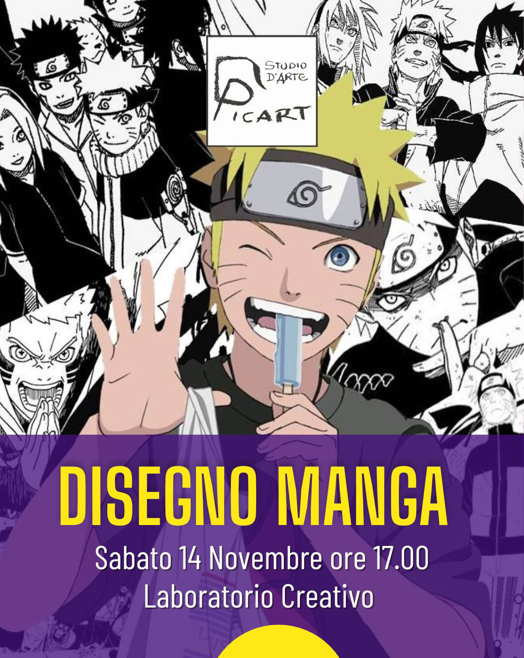 Laboratorio Creativo "DISEGNO MANGA"  14 Novembre 2026