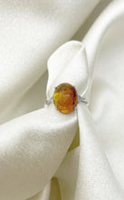 Carica l&#39;immagine nel visualizzatore di Gallery, Anello Ambra, Rame placcato Argento 925
