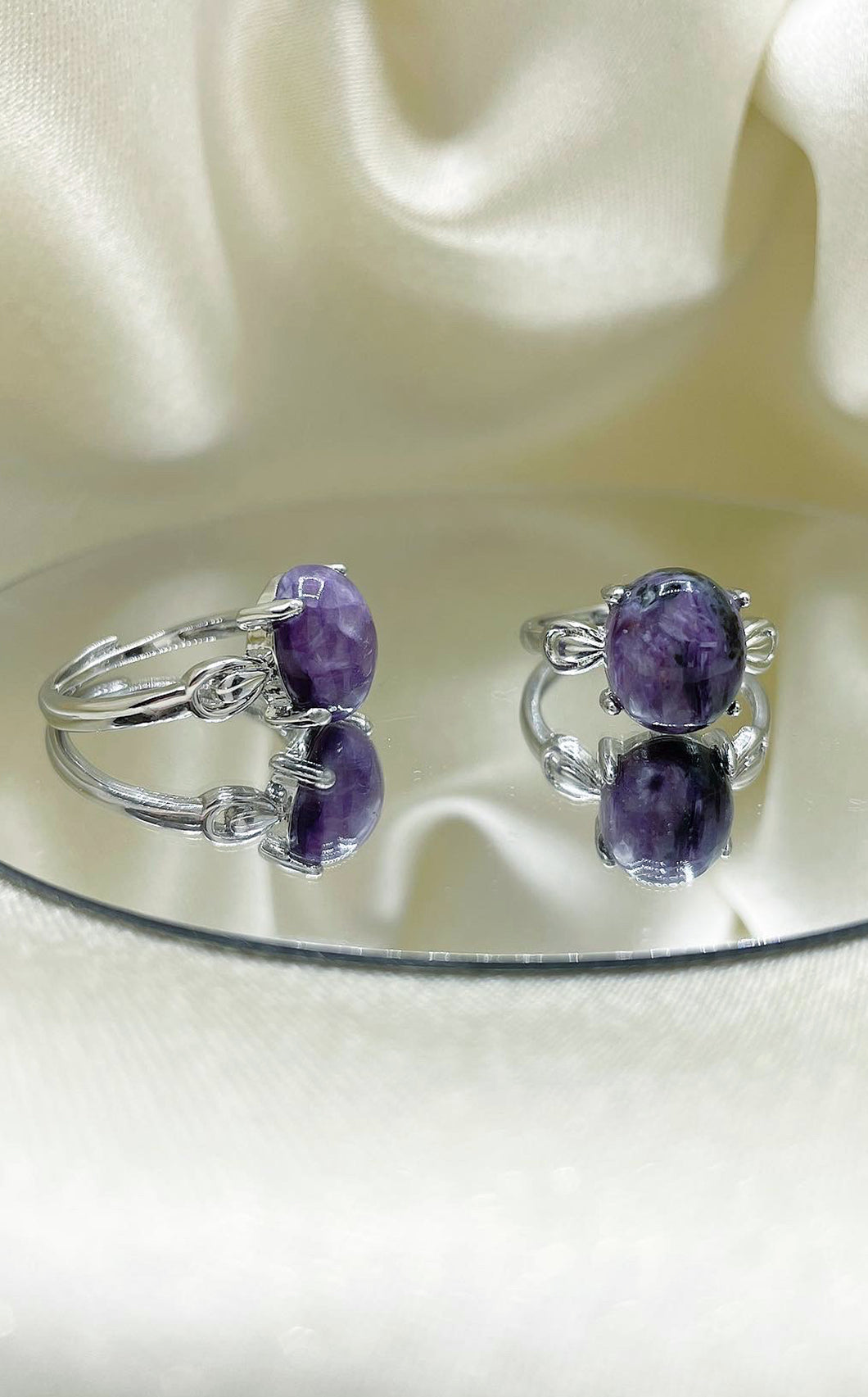 Anello Ciaroite (Rame placcato Argento 925)