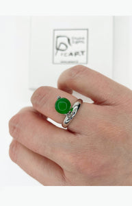 Anello Giada Argento 925