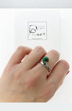 Carica l&#39;immagine nel visualizzatore di Gallery, Anello Atlas -  Malachite Argento 925

