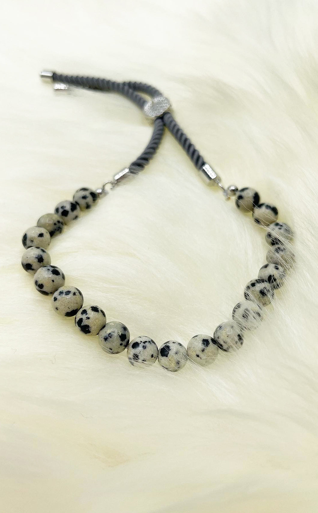 Bracciale Diaspro Dalmata Unisex