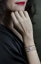Carica l&#39;immagine nel visualizzatore di Gallery, Bracciale Cristallo di Rocca e Acciaio inossidabile
