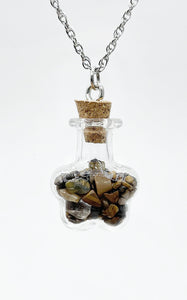 Collana Boccetta Occhio di Tigre