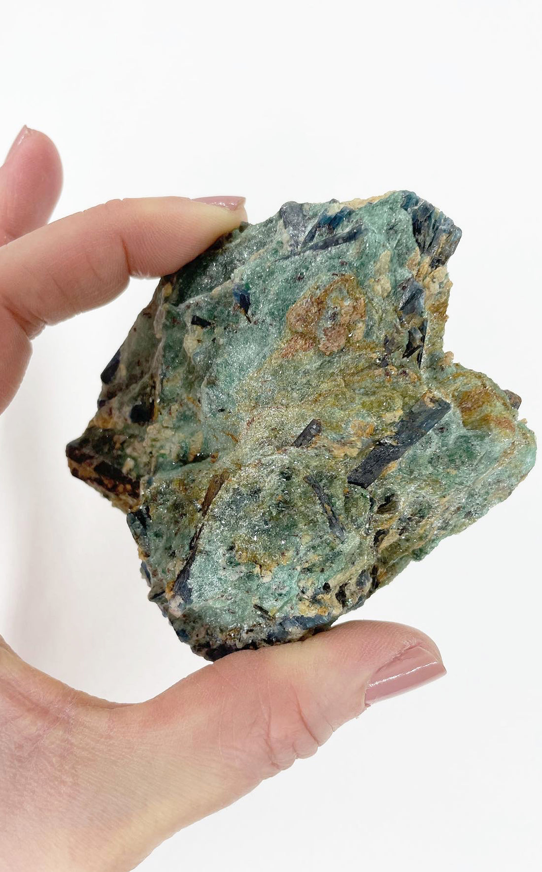 Cianite e Fuchsite grezze